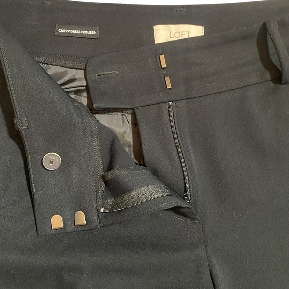 LOFT NWOT Classic Black Pants - Picture 7 of 14